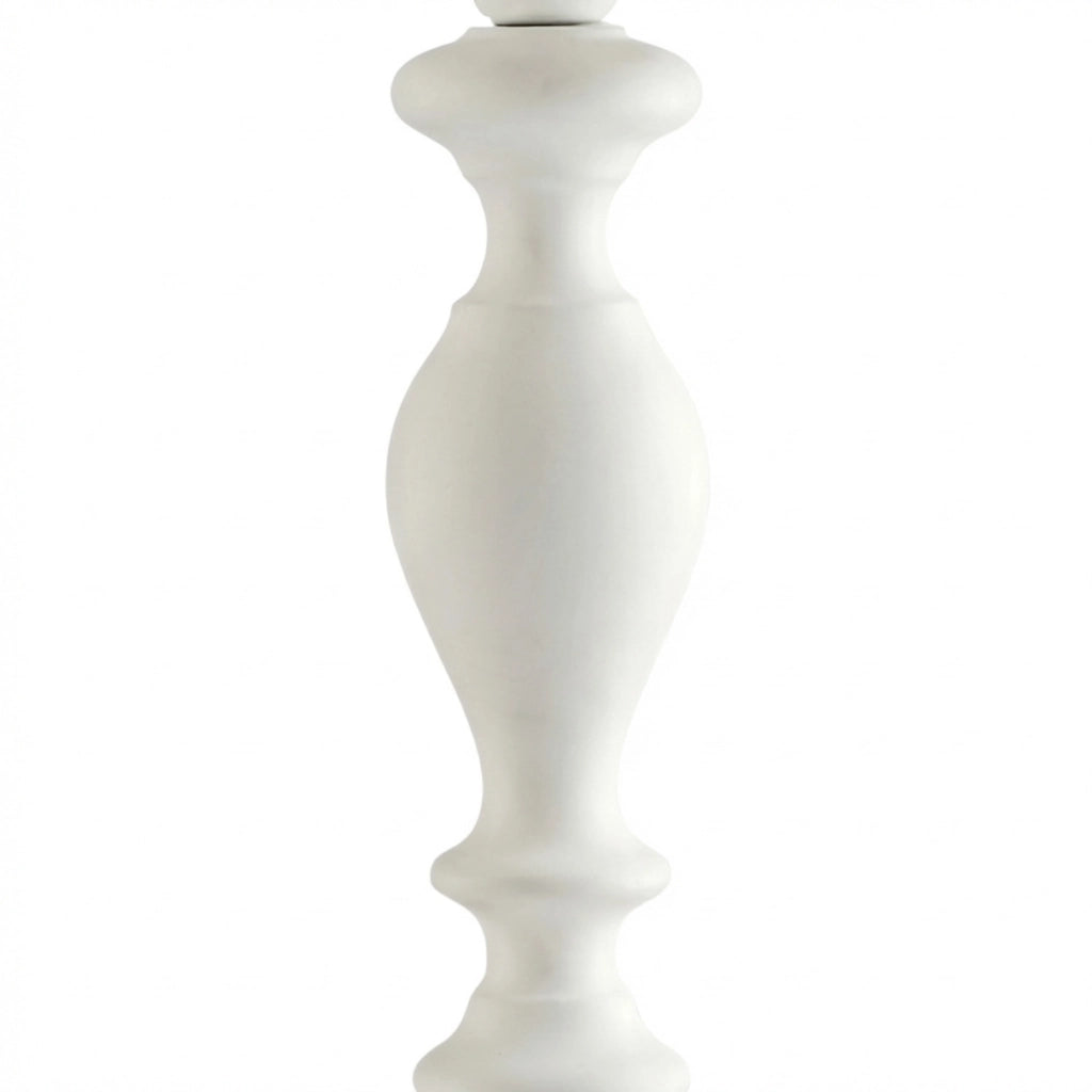 Lampada Da Tavolo Shabby Chic Cascina Bianco 1 Luce E27