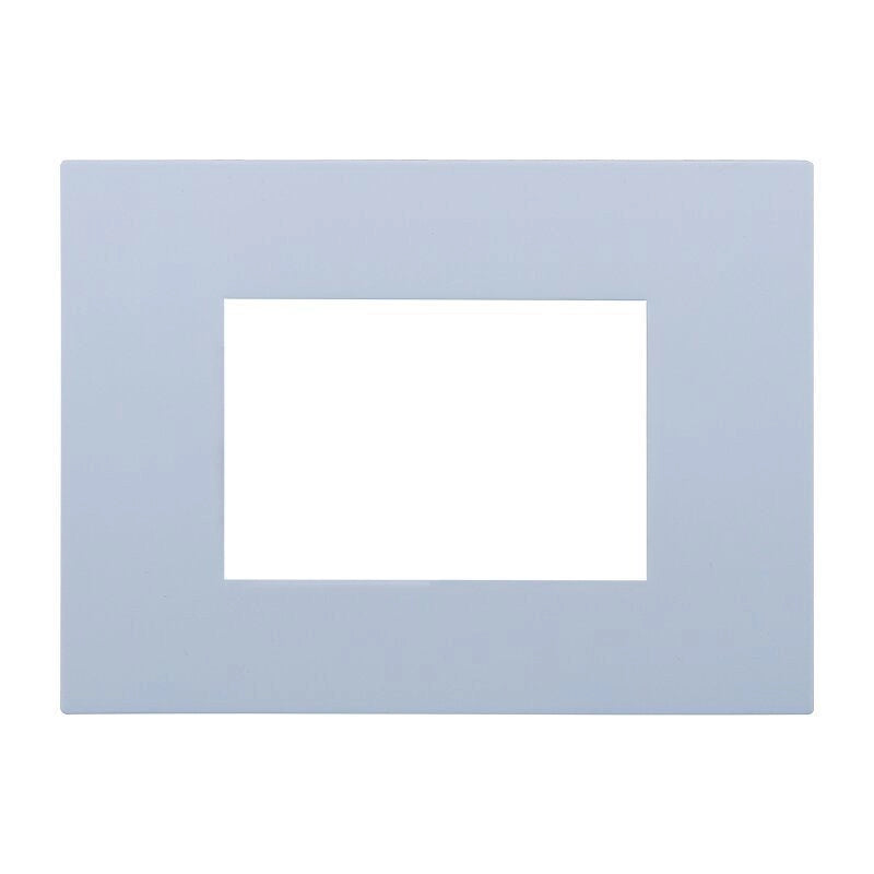 Placca Plastica Serie Venus 3P Colore Bianco Compatibile Con Vimar Arke