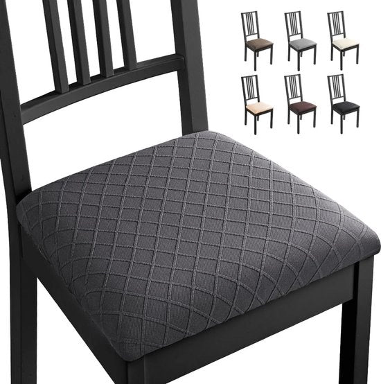 Hoes per tavolo da pranzo moderno - Protezione e stile - 4 pezzi - Grigio scuro