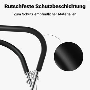 Cavalletto per parabrezza pieghevole regolabile in altezza max 75 kg supporto