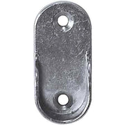 REGGITUBO LATERALE TUBO TONDO Ø 18 mm - Nichelato - 10 pezzi