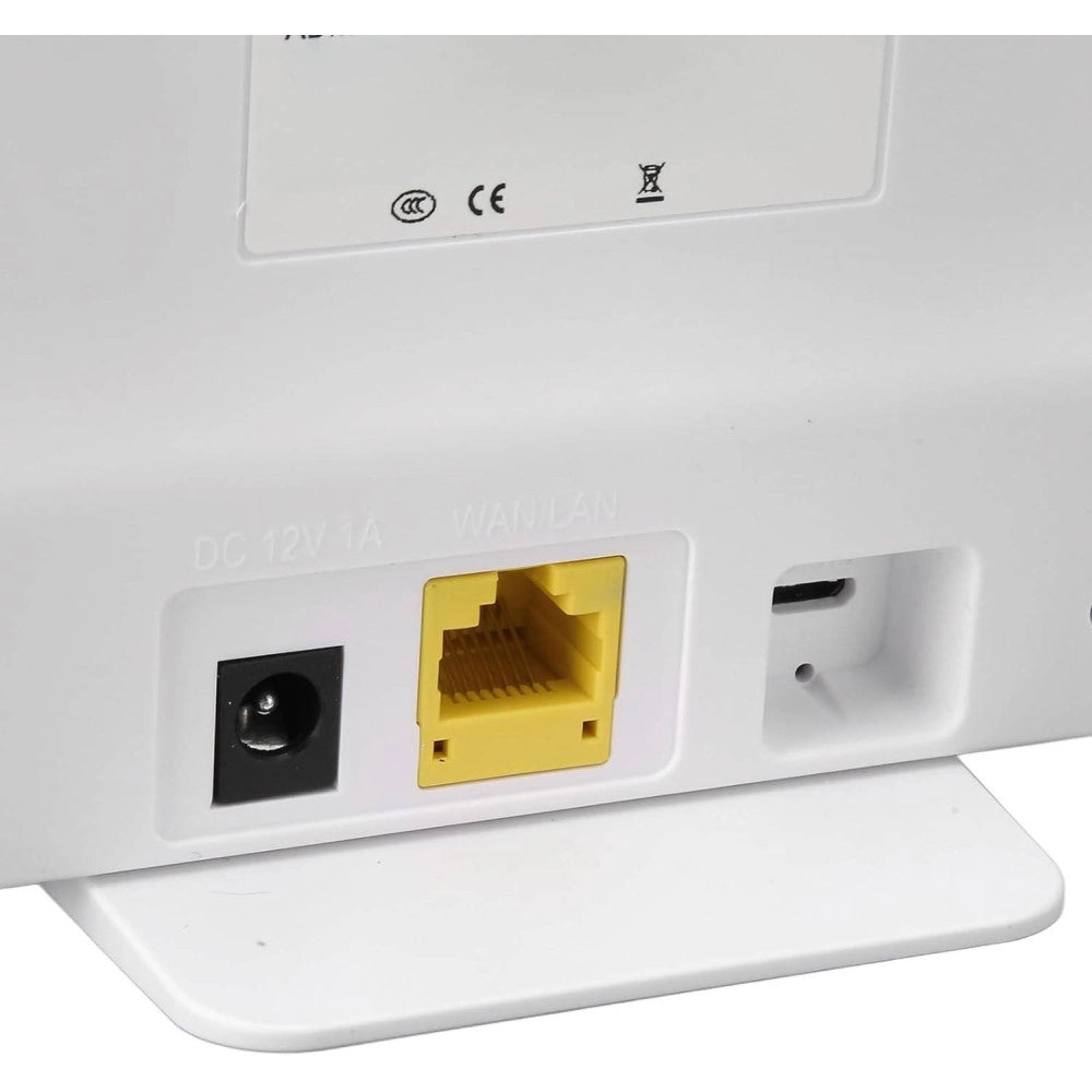 Trade Shop - Modem Router Per Sim 4g Lte Wifi Hotspot Doppia Antenna Porta Lan Universale Cpe -