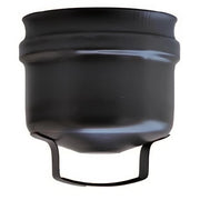 Tappo condensa cieco acciaio inox diametro 80mm spessore 1,2mm canna fumaria