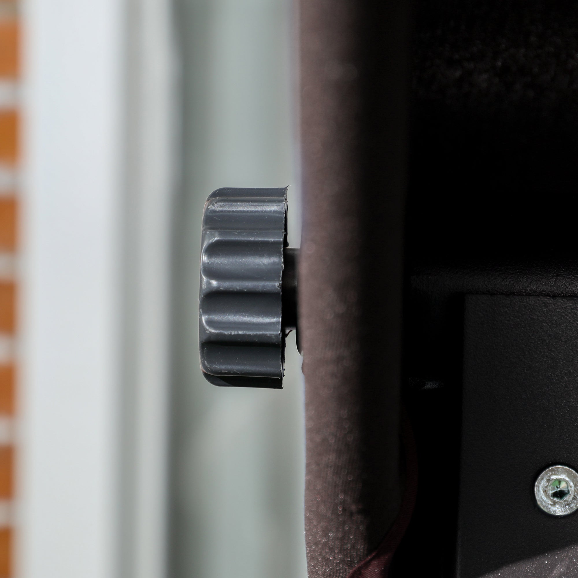 Dondolo da Giardino 3 Posti 198x118x168 cm Sedute Separate con Chaise Longue Marrone