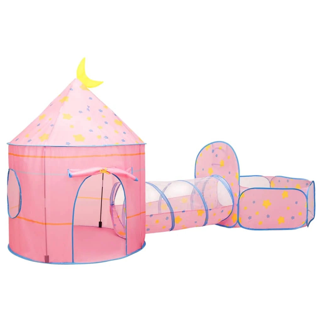 Tenda da gioco per bambini 301 x 120 x 128 cm rosa 02_0005130
