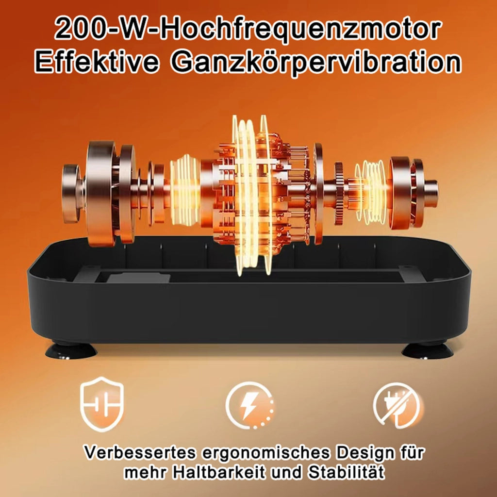 Piattaforma vibrante Fitness con musica BT; allenamento corpo intero per home gym