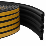 Nastro adesivo per finestre Nero 9 x 6 mm 50 m Schiuma EPDM 42038160