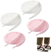 Viti per scarpe 120 cm - Viti morbide - Resistenti - Per sneakers - 4 pezzi - Stile trendy - Viti per scarpe