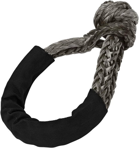 Touw sintetico con chiusura morbida per cinturoni di fissaggio - cinturoni di sostegno e corda di ancoraggio per rimorchi off-road - catene di corda flessibili per SUV e ATV Truck Off-Road Rescue .