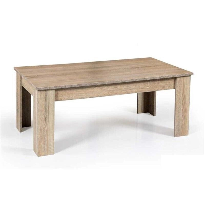 GAIA TAVOLINO DA CAFFÈ 100 X 50 X 40 CM IN COLORE ROVERE