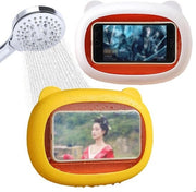 Supporto per telefono da parete montato, 360° rotativo, acqua resistente, per uso in bagno e cucina, 2 pezzi