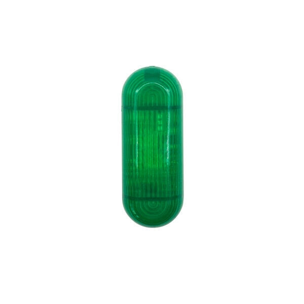 SEMAFORO A LED DA PARETE 1 LUCE VERDE GREEN 24V AUTOMAZIONE AUTOMATISMI 550/1043