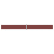 Tenda da sole laterale retrattile/schermo privacy per patio giardino terrazza balcone 140 x 1200 cm marrone 02_0007235