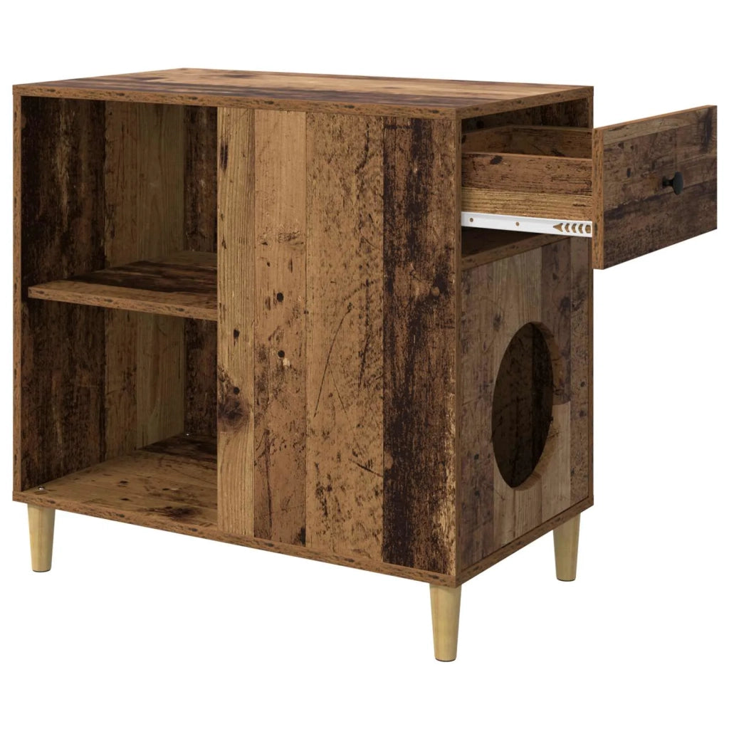 Casa per Gatti Legno vecchio 72 x 42.5 x 70 cm CFW6622047