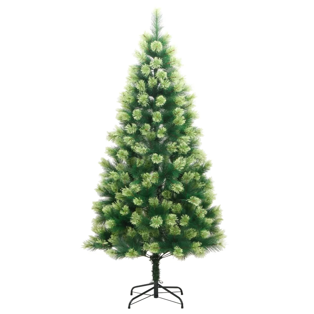 Albero di Natale | Decorazioni natalizie Artificiale Incernierato con Base 210 cm