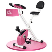 Cyclette Pieghevole Magnetica da Casa ¨C Zephmum ¨C Rosa 43x97x109cm