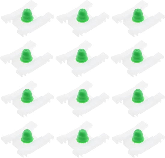 Fermoporte 30 pezzi - Clip di fissaggio - Compatibile con Golf 3/Vento/Jetta - Plastica - Diametro foro 9 mm - MPN: 1H0853585