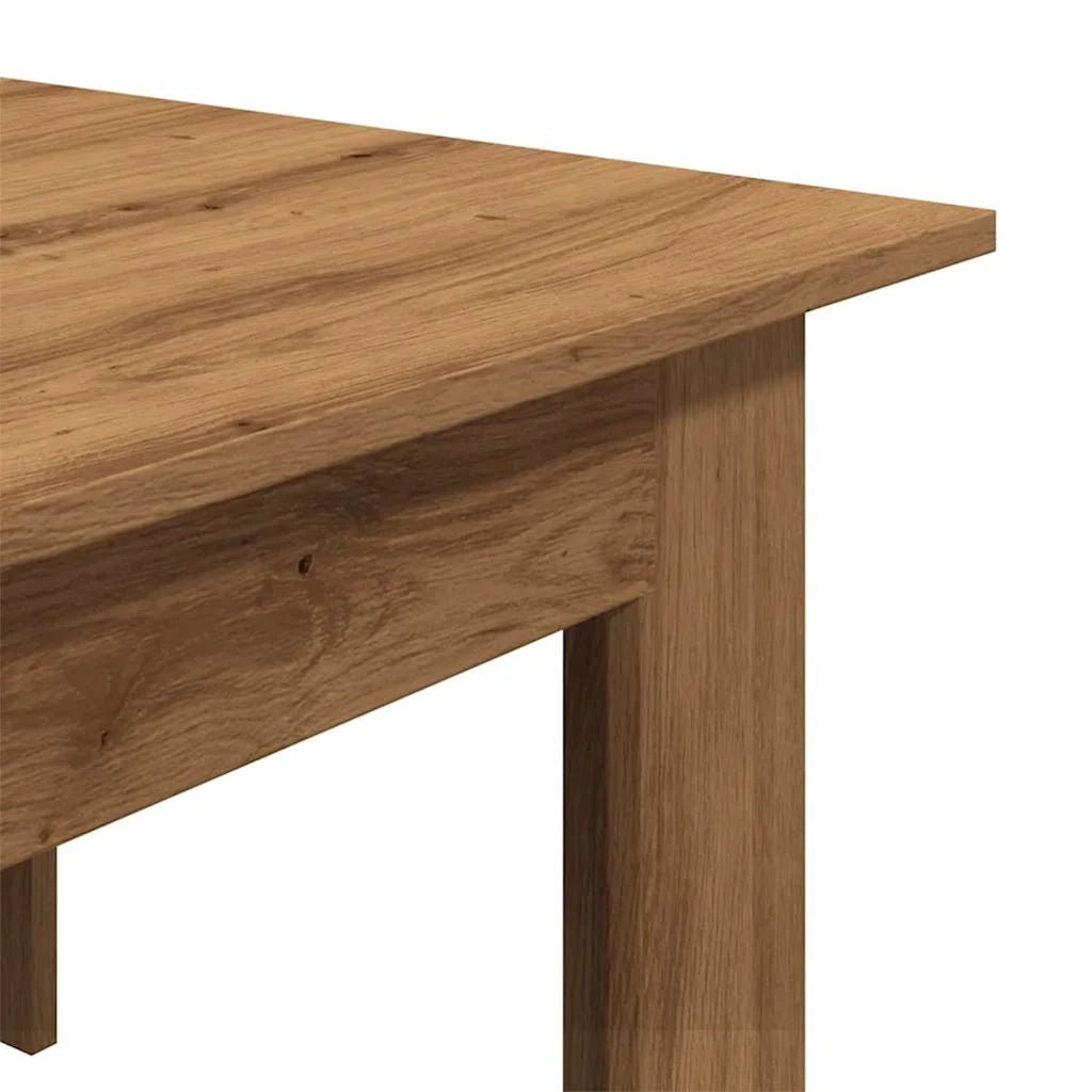 Tavolino da Salotto Artigianale 100x60x42 cm Legno Multistrato 855959