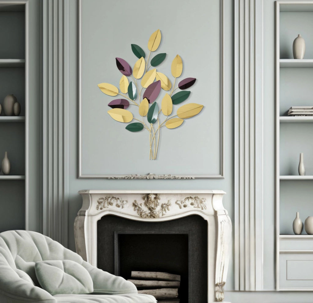 Pannello da Muro Colorful 81,9x3,8x97 cm in Ferro Multicolor