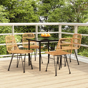 Set da Pranzo da Giardino 5 pz in Polyrattan cod mxl 35580