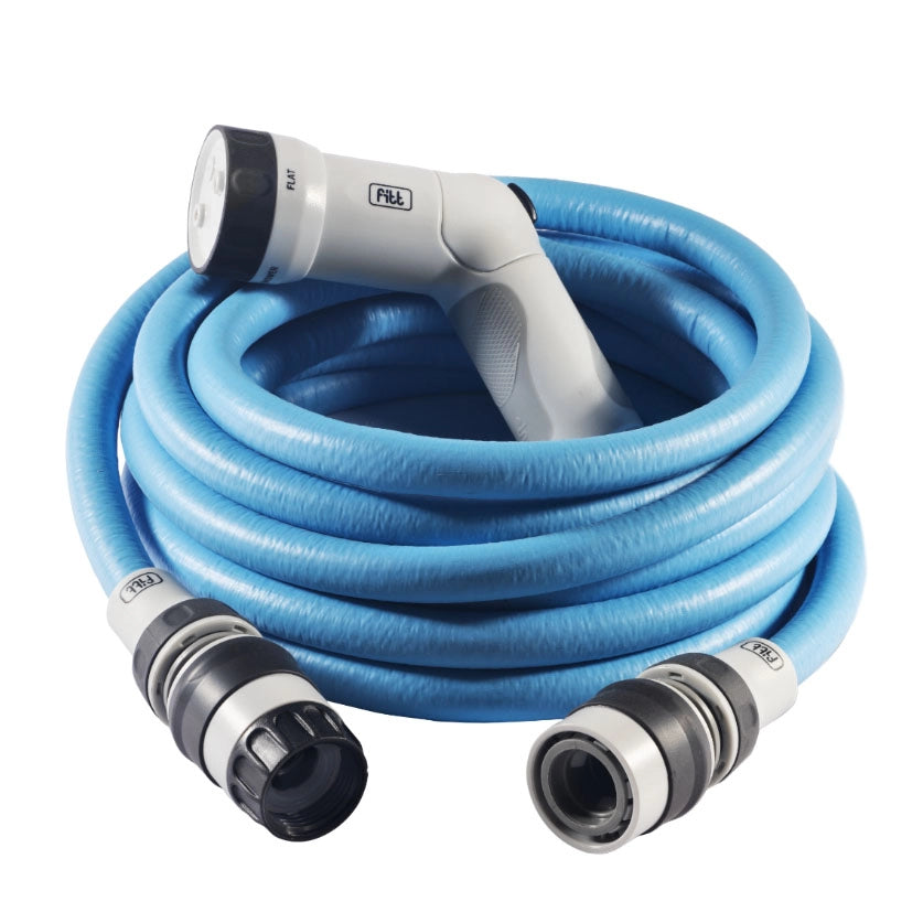 TUBO DA GIARDINO ESTENSIBILE FITT IKON- Blu - Mt 15- FITT- pezzi 1