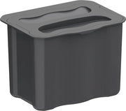 Contenitore di raccolta per rifiuti per cucina - 5L colore antracite grigio