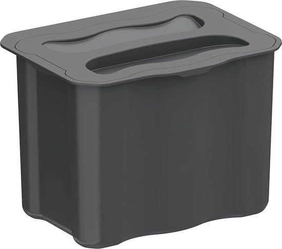 Contenitore di raccolta per rifiuti per cucina - 5L colore antracite grigio