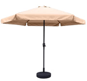 MAURY'S OMBRELLONE DA GIARDINO TONDO 3 MT CON BORDO COLORE ECRÙ TUBO Ø 40 MM
