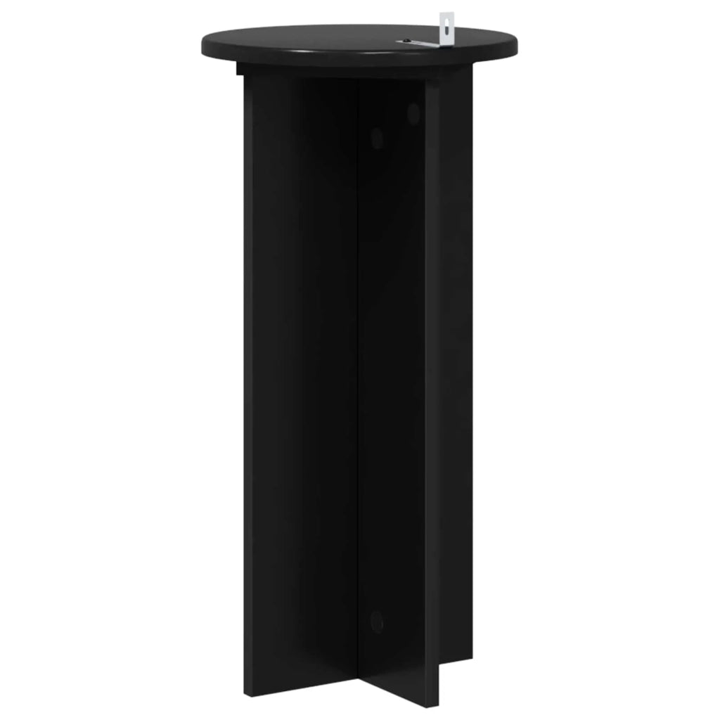 Supporto per piante 2 pcs Nero 29,5 x 29,5 x 60 cm