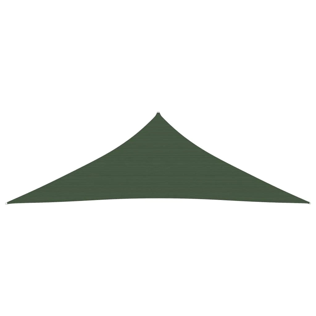 Vela ombreggiante/ombrellone 160 g/m² HDPE 5 x 5 x 6 m verde scuro 02_0009440