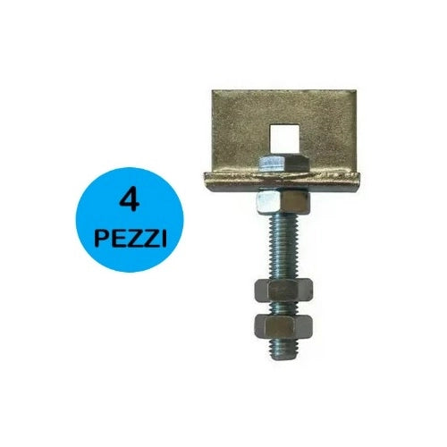 SUPPORTO REGOLABILE STAFFA A L PERNO MOTORE MOTORI TAPPARELLA TAPPARELLE 4 PEZZI