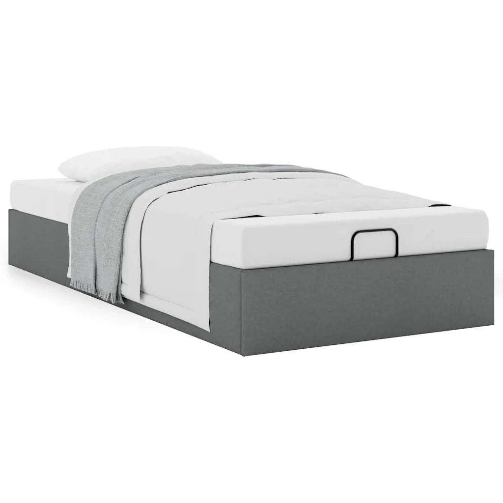 Struttura Letto Pouf senza Materasso 90x190 cm in Tessuto 3310841