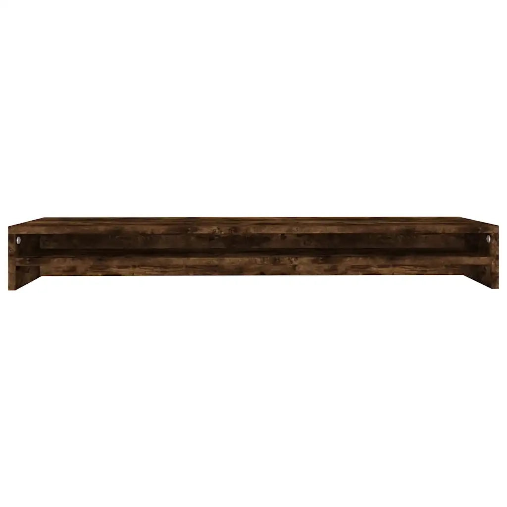 Supporto per Monitor Rovere Fumo 100x24x13 cm Legno Multistrato 815291