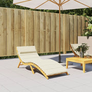 Cuscino per Lettino Crema 180x60x4 cm in Tessuto Oxford 361854