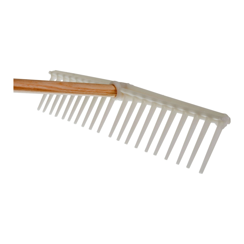 RASTRELLO PER ERBA 20 denti - colore bianco  - BricoGo