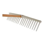 RASTRELLO PER ERBA 20 denti - colore bianco  - BricoGo