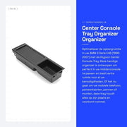 Organizzatore per Console - Adatto per 3 Serie E46 1998-2007 - Scatola ABS - Cassetto di Ricarica - 51167038323 - 100% Nuovo