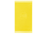 Telo Mare Jacquard Spugna Asciugamano Spiaggia Disegno Cameo Fluo - Telo Mare - Giallo