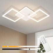 ZMH Lampada da soffitto plafoniera LED moderna bianca 3000-6500K per soggiorno cucina ufficio