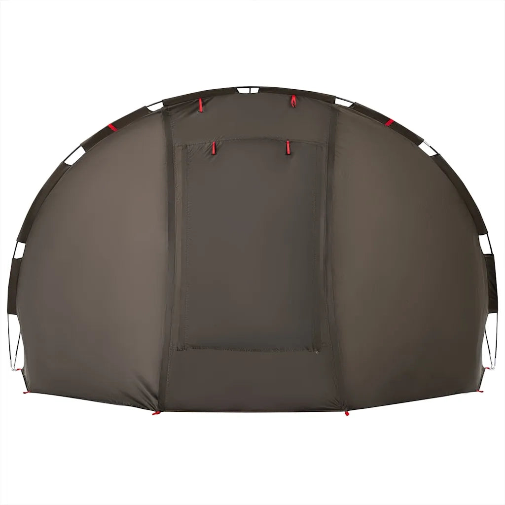 Tenda da Pesca per 5 Persone-Tenda da campeggio Marrone Impermeabile 518144