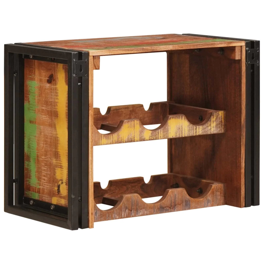 Portabottiglie Marrone 60 x 45 x 33 cm Legno massello riciclato CFW9645355