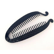 Trade Shop - Fermacoda Pesce Rombi 3d 11 Cm Banana Pettine Capelli Ferma Coda Codini Codino -