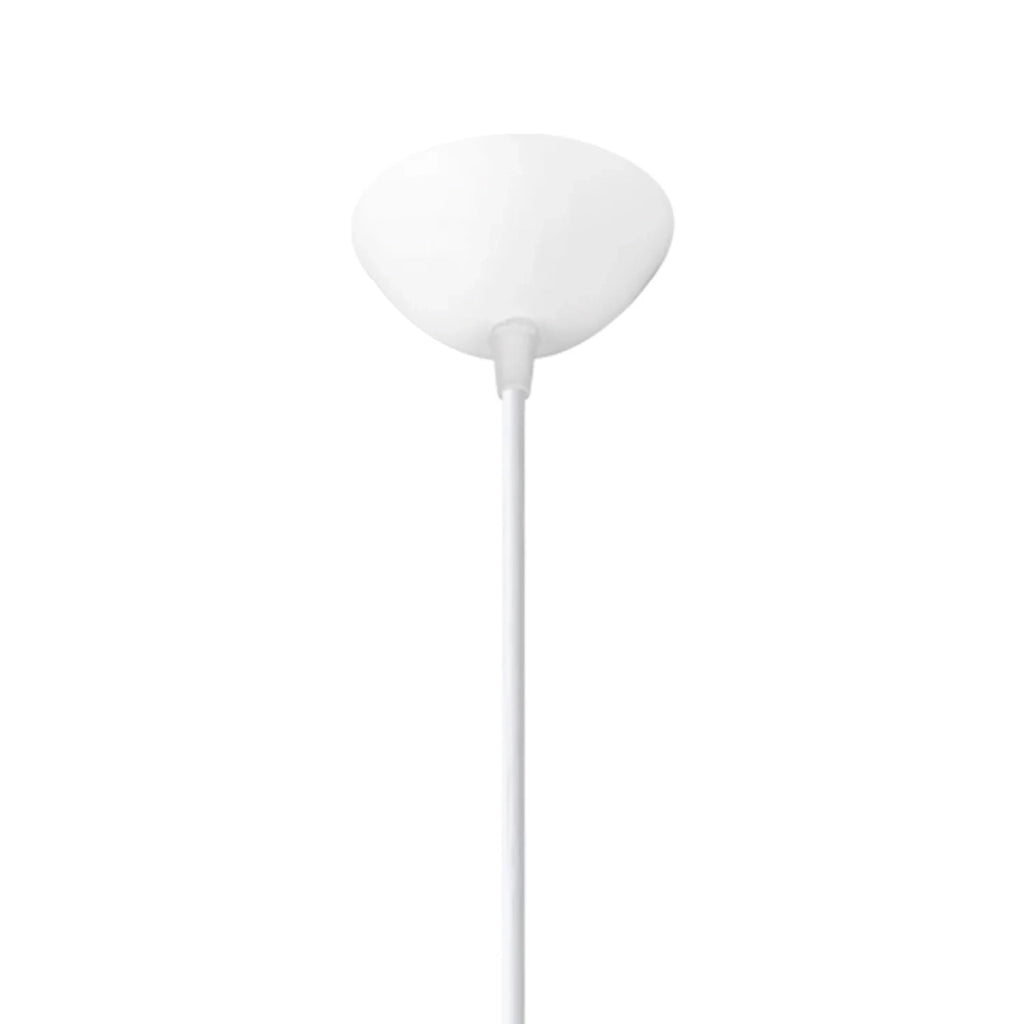 LÚZETE - LAMPADA A SOSPENSIONE ACCIAIO BIANCA Ø 36 CM ODELL