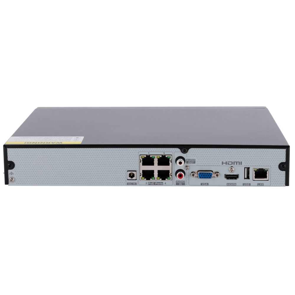 Videoregistratore NVR 4 Canali PoE 8mpx 4k Safire Smart