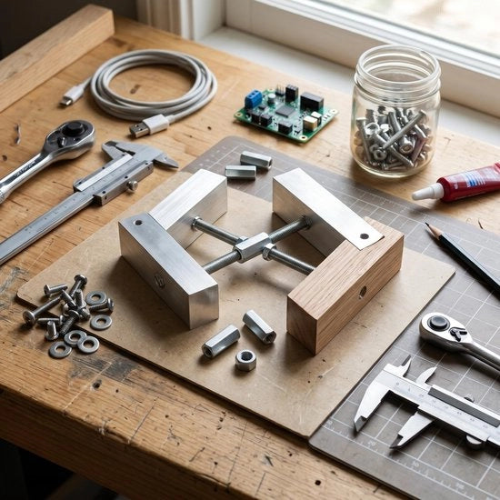 M6 Hex Mozzo a 10 pezzi - Lungo Mazza a Tendone - Mozzo a 6 Viti - Zinco - Duraturo e Efficiente
