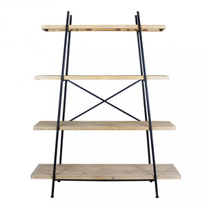 Mobile  Bennett 145x44x176 h cm in Metallo Nero