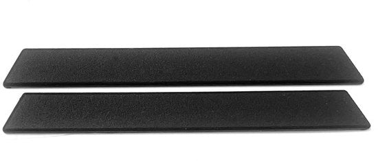 2 Strisce di Protezione in Gomma per Laptop (Nero)