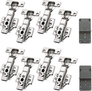 Scharnieri automatici a Demping 95° - Demping idraulico - Scharnieri piccoli - 8 pezzi - Diametro del cilindro Ø 35mm - Scharnieri da cucina