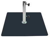 Base per Ombrellone da Giardino 20 Kg per Tubi Ø45mm in Metallo Grafite