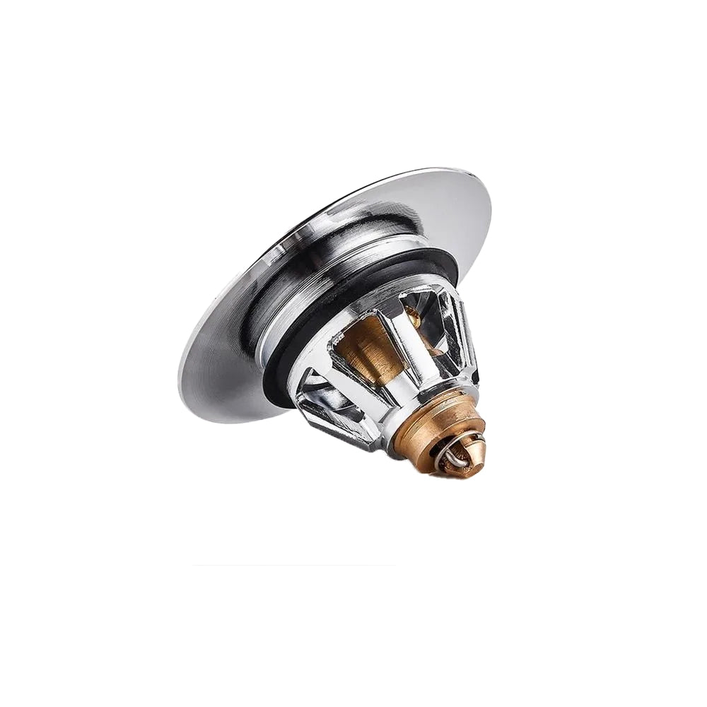 Piletta tappo click clack universale cromata lavabo
